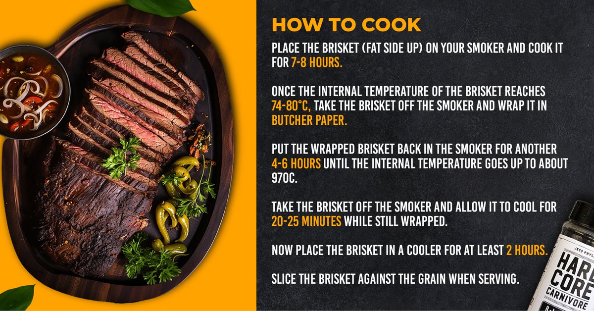 Craving the authentic flavours of Texas-style BBQ? 😋
Here's a simple recipe for succulent and irresistibly flavourful Texas BBQ smoked brisket using Hardcore Carnivore: Black BBQ Rub.
rpb.li/G6uF
#BBQ #Foodies #HardcoreCarnivore #BBQFood #BBQLife #BBQGrilling