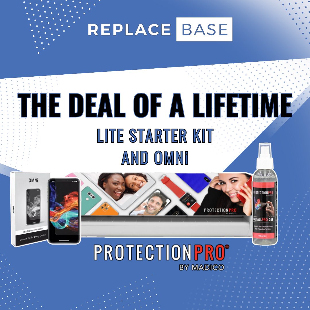 REPLACEBASE's tweet image. Invest in your business!
Attention Repair Shop owners! Special offer: ProtectionPro Lite Machine bundle with consumables, equipment, and 25 Omni films.
Order now: ow.ly/VAKb50Q7oqC Contact trade@replacebase.co.uk for Trade account.
#ProtectionPro #Repair #phonerepair
