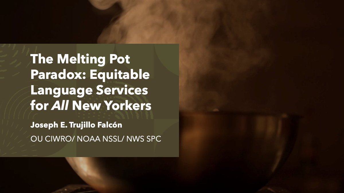 LatinWx's tweet image. Honored to provide the Keynote Presentation at the 24th Northeast Regional Operations Workshop, sponsored by @NWSAlbany and @UAlbanyDAES ⛈️

If you&apos;re at the ETEC building, stop by at 9:20am ET! I will be delving into challenges &amp;amp; proposed solutions in multilingual #riskcomm. 🚨