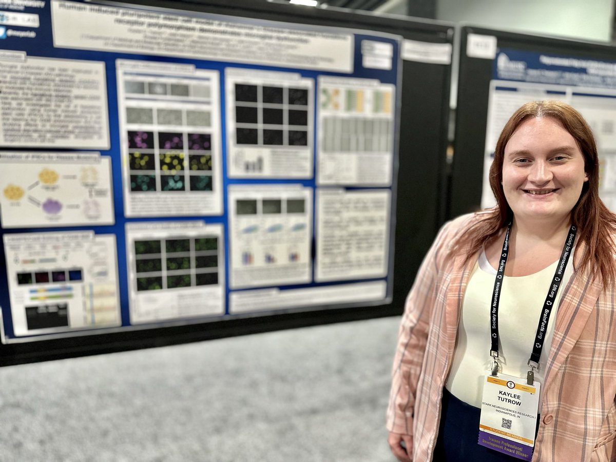 Meyer Lab (@meyerlab) on Twitter photo Hey #SfN2023, interested in microglia and Alzheimer’s disease? Human stem cell models? Come check out a poster this morning by <a href="/KayleeTutrow/">Kaylee Tutrow, PhD</a> exploring the role of a microglia-associated gene variant in AD! Poster board E25 Hey #SfN2023, interested in microglia and Alzheimer’s disease? Human stem cell models? Come check out a poster this morning by <a href="/KayleeTutrow/">Kaylee Tutrow, PhD</a> exploring the role of a microglia-associated gene variant in AD! Poster board E25