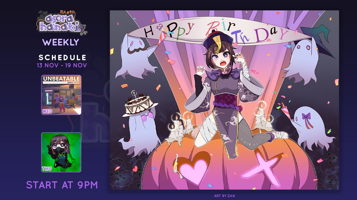 asorahanabi's tweet photo. hana is back Malaysia!!!
♡ 13 Nov 2023 - 19 Nov 2023 ♡
❥ art: #hanalust
❥ clip: #hanaKlip
❥ meme: #hanaugh
🖼 by @/zanaround
#MalaysiaVtuber #MyVTuber #Vtuber #ENVtubers https://t.co/oZqe5VwpsH