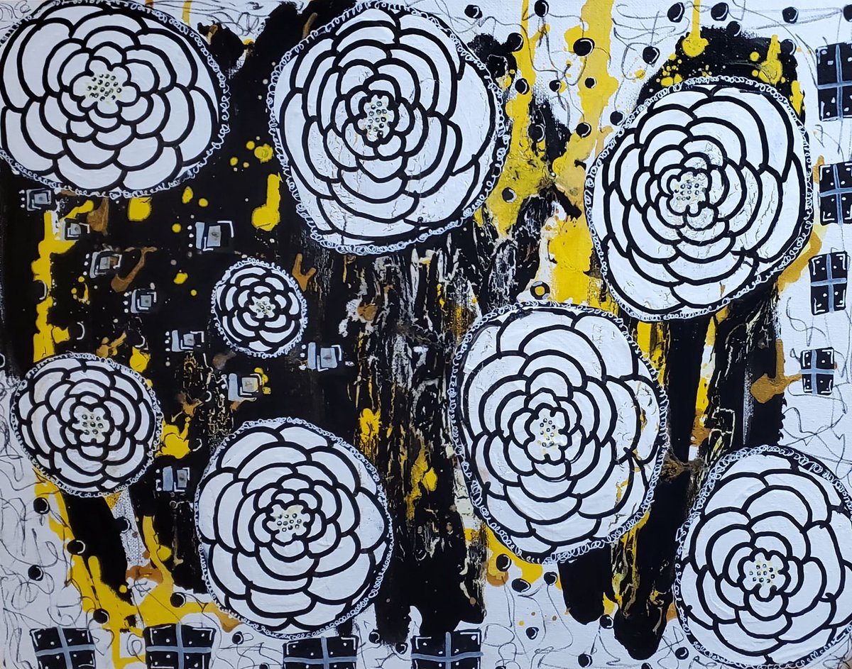 ClYimin's tweet photo. The city 14x18 Mixed media and Acrylic on canvas
Dm any inquiries
#outsidersrt #art #mixedmediaart #artist #artoftheday #blackandyellow #pittsburgh #flowers https://t.co/3BEw7VzJtx