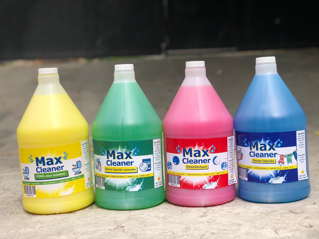 Rmax941's tweet photo. Production purement locale 👌

🔵 pour laver Les habits
🟢 pour les vaisselles
🟡 pour les toilettes
🔴 Désinfectant pour les surfaces et lessive

#Business #Ayiti #Entrepreneur #Biznis #KPK #ProductionNationale #BiznisLokal #Antreprenè #MaxBusinessGroup #MaxCleaner https://t.co/xRu4a4LRCl