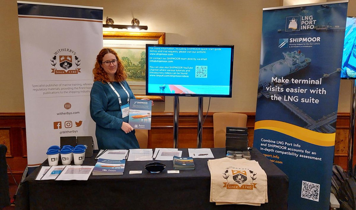 Our colleagues are at Riviera Maritime Media’s LNG Shipping &amp; Terminals Conference 2023 in London, exhibiting our LNG Port Info database and mooring analysis software SHIPMOOR. 

We look forward to seeing you there!

#LNGPortInfo #SHIPMOOR #MooringAnalysis #LNGShipping2023