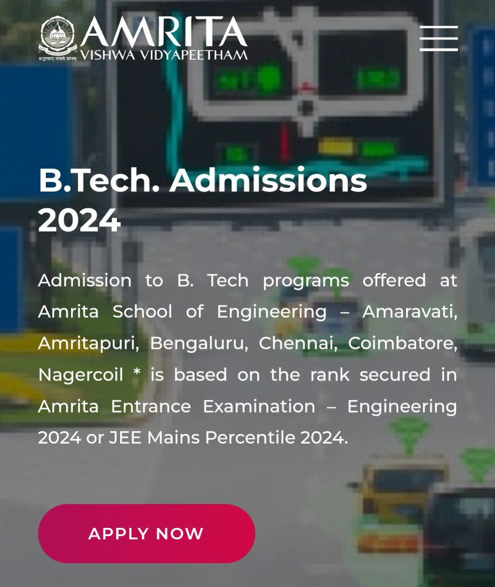 #after12th #Admissions2023-24

amrita.edu/admissions/bte…