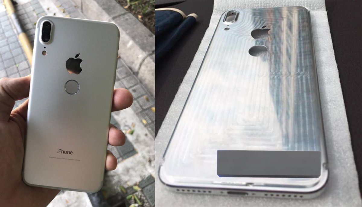 Daevisd's tweet image. Prototipo de un #iPhone9 📱 con el #TouchiD trasero