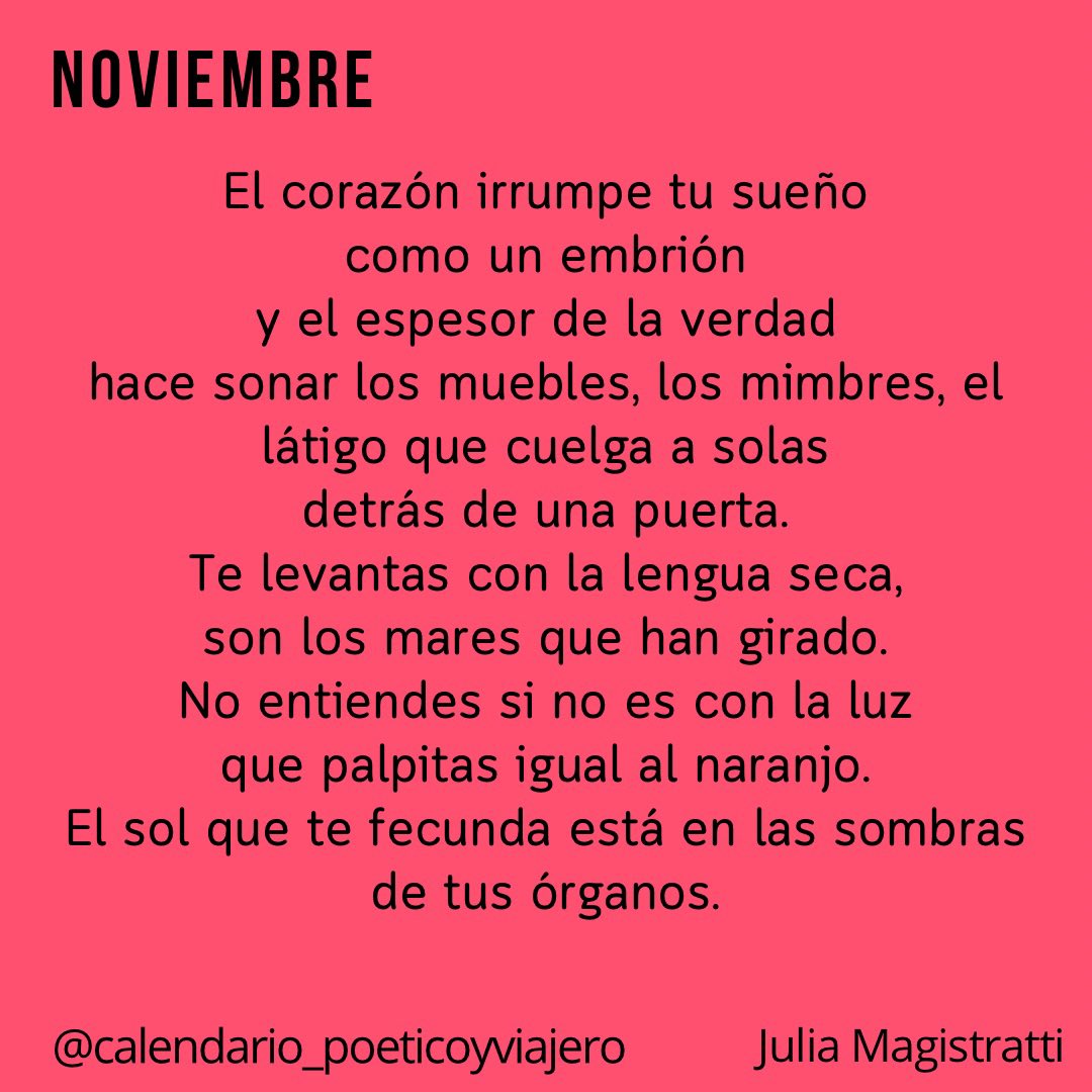 calendario poético y viajero (@calendariopoema) / Posts / X