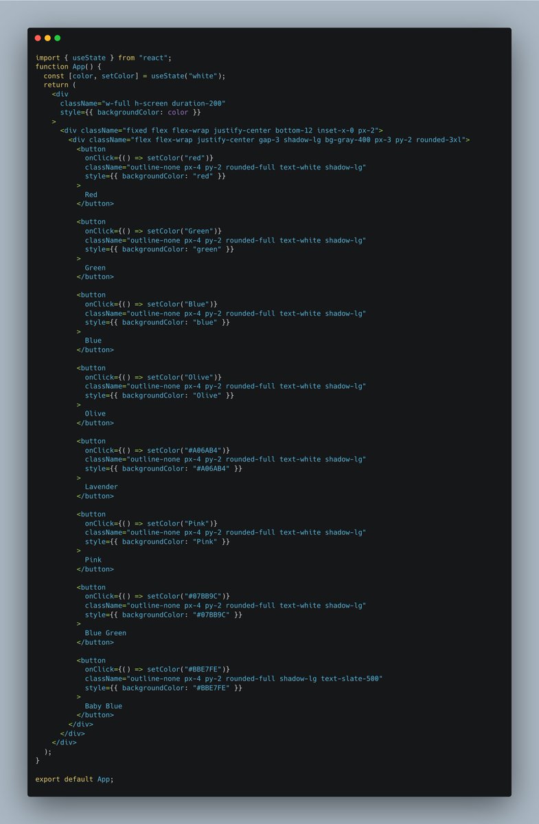 Udaichauhan10's tweet image. 🧑💻 Code:
✅Learning from youtu.be/_lJ3KNMue3w?si…
#ChaiandCode #ChaiandReact Series by @Hiteshdotcom