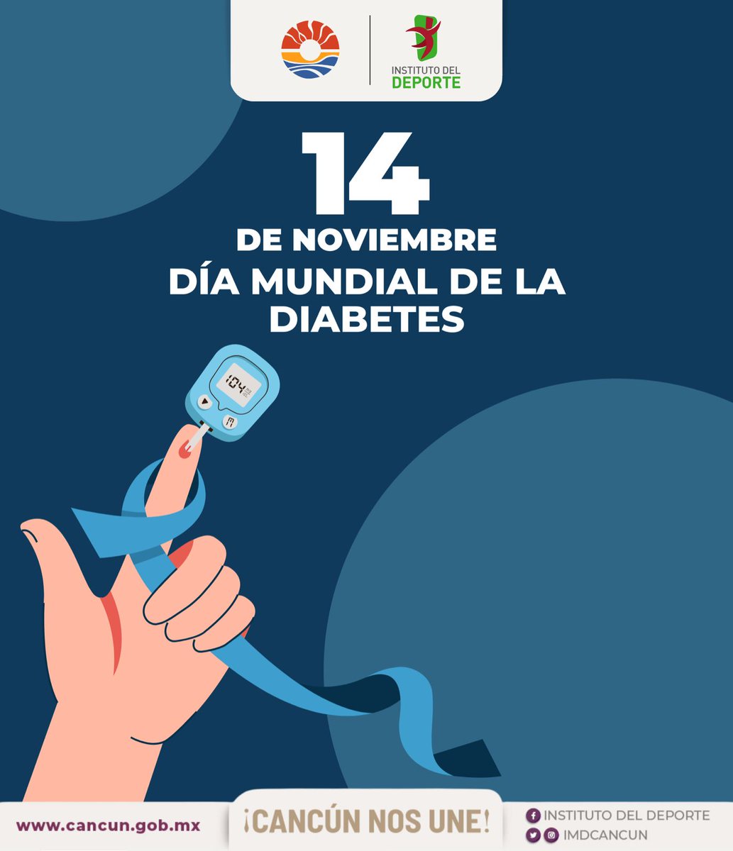 Hoy, en el Día Mundial de la Diabetes, nos unimos en la lucha para la prevención, un recordatorio de la importancia de promover un estilo de vida saludable.
#DiaMundialDeLaDiabetes