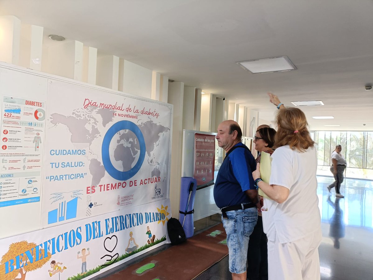 📌📸El Hospital General de #Elche en #DiaMundialdelaDiabetes