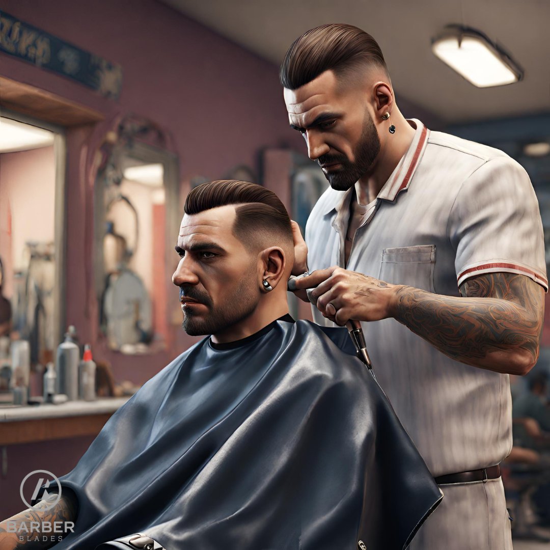 With the news of a GTA6 trailer coming soon, we asked AI to make some barber themed loading screens for the long awaited release! 📷