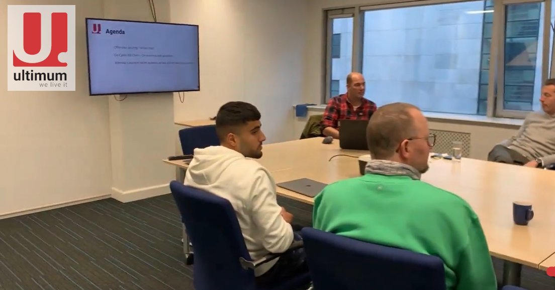 Ultimum_BV's tweet image. Trots op onze #Cybersecurity Specialist Wilhelm-Jan die, als spreker bij Watson+Holmes' #pizzasessie, inzichten mocht delen over #Ethical_hacking en #Phishing.
🛡️ Neem contact op voor persoonlijk advies op het gebied van Cybersecurity: +31 (0)88 118 98 40 / sales@ultimum.nl #IT