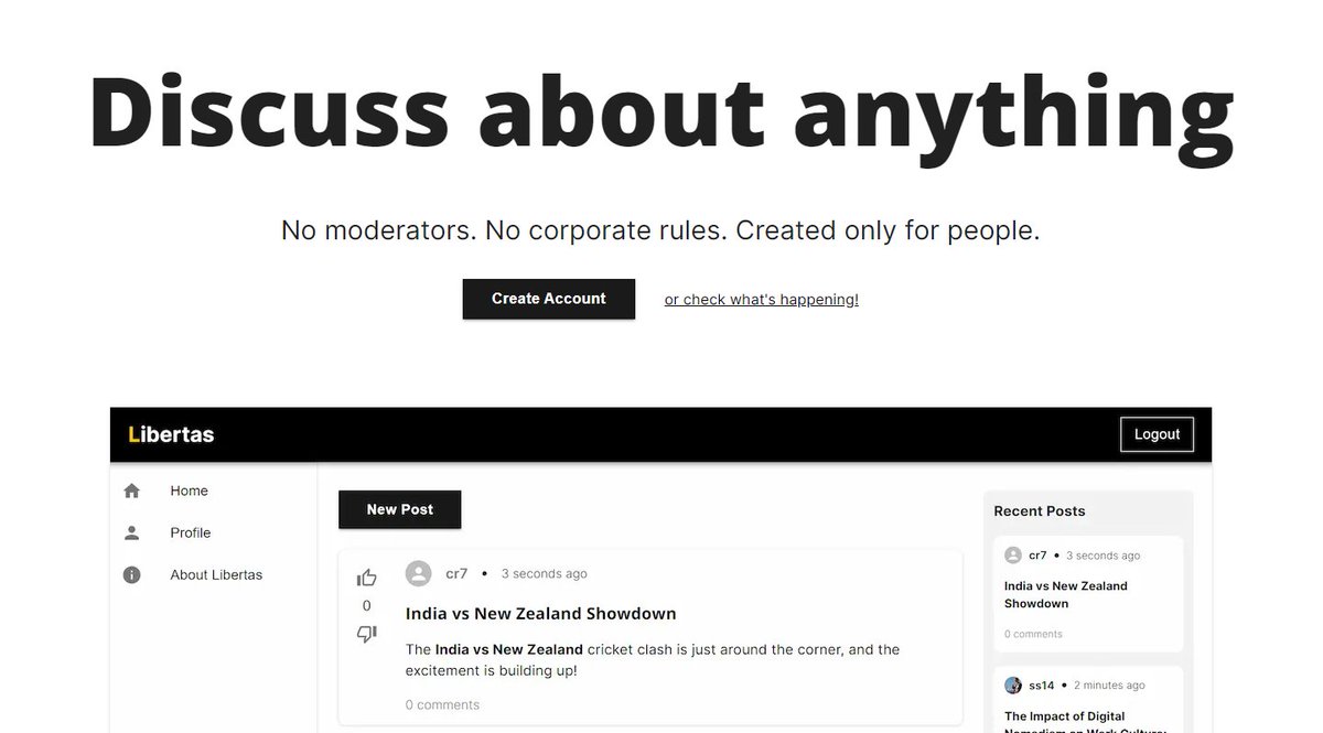 libertas_nextjs's tweet image. Home page is evolving!