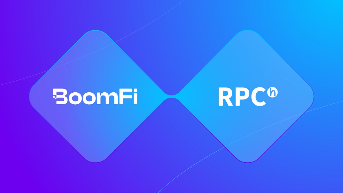 🤝 @RPC_h_ X @boom_fi BoomFi is partnering with @RPC_h_ to deliver a seamless, secure recurring crypto payment solution. With BoomFi handling the crypto payments, RPCh continues to provide unparalleled privacy-preserving wallet integrations for all EVM chains. #PoweredByBoomFi