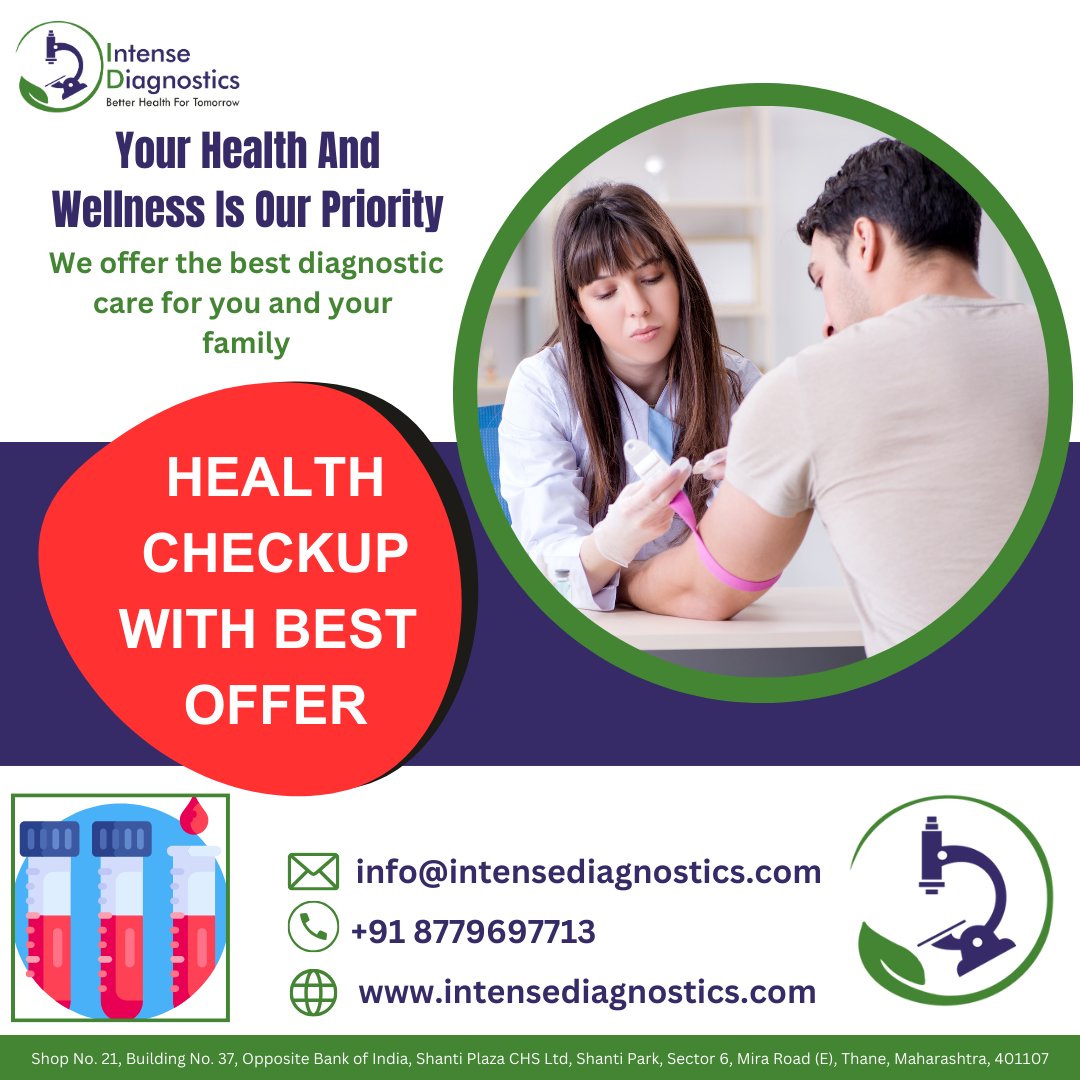 Intensediagn's tweet photo. Your health and wellness is our priority
Your Health, Our Priority! At Intense Diagnostics, we are committed to providing the best diagnostic care for you and your family.

8779697713
info@intensediagnostics.com
https://t.co/WndS2YslDw https://t.co/9ovtHQXZPx