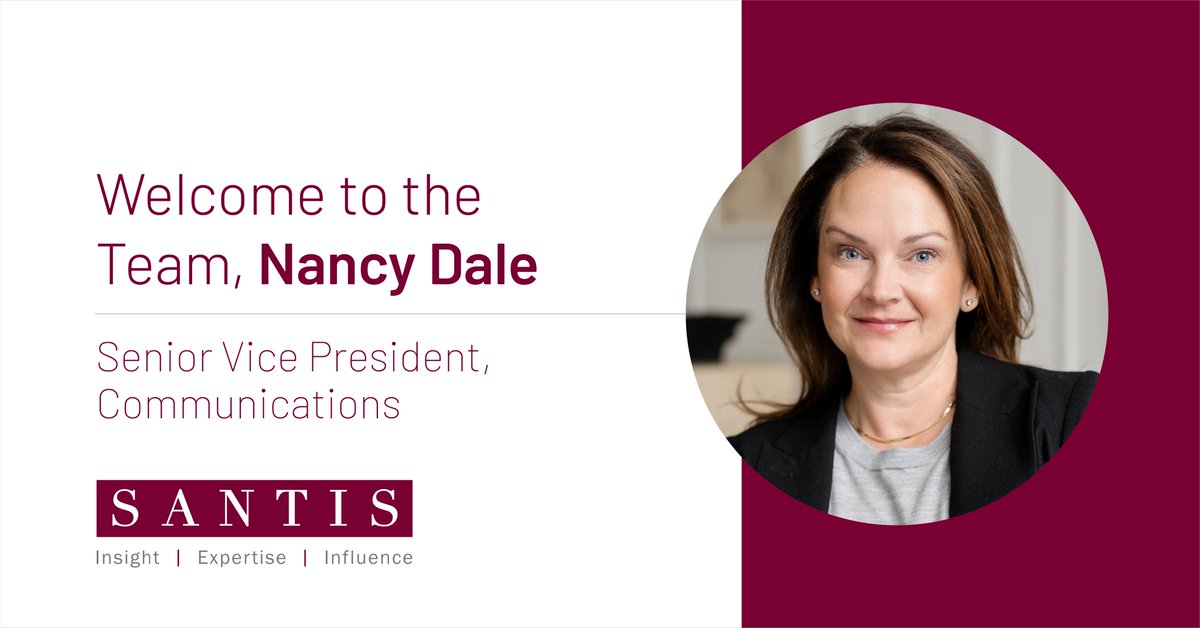 An award-winning health care communicator, Santis Health is excited to welcome @NancyEHDale as Senior Vice President, Communications.

Read more about Nancy and her 20 years of communications experience.

santishealth.ca/insights/santi…

#CdnHealth #OnHealth