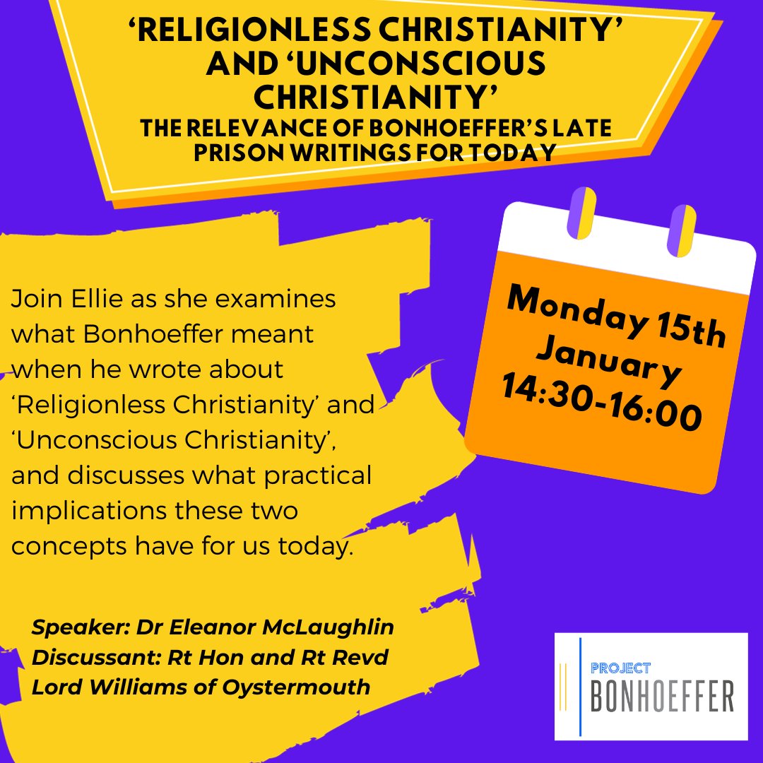 Project Bonhoeffer tweet media