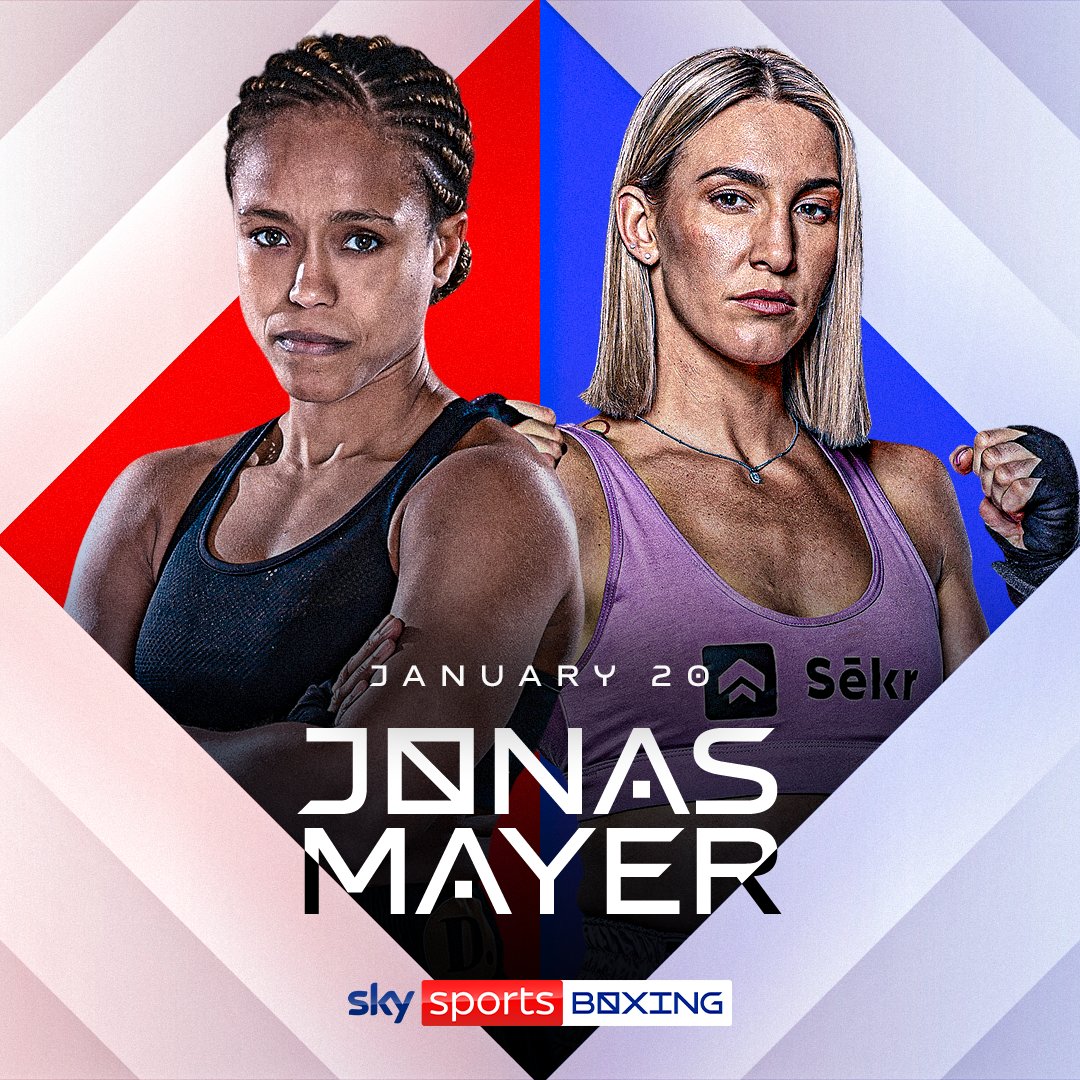 𝐀𝐍𝐍𝐎𝐔𝐍𝐂𝐄𝐃! Natasha Jonas will defend her IBF world title against Mikaela Mayer on January 20th, at the M&S Bank Arena in Liverpool 🚨 🤜 @TashaJonas | @MikaelaMayer1