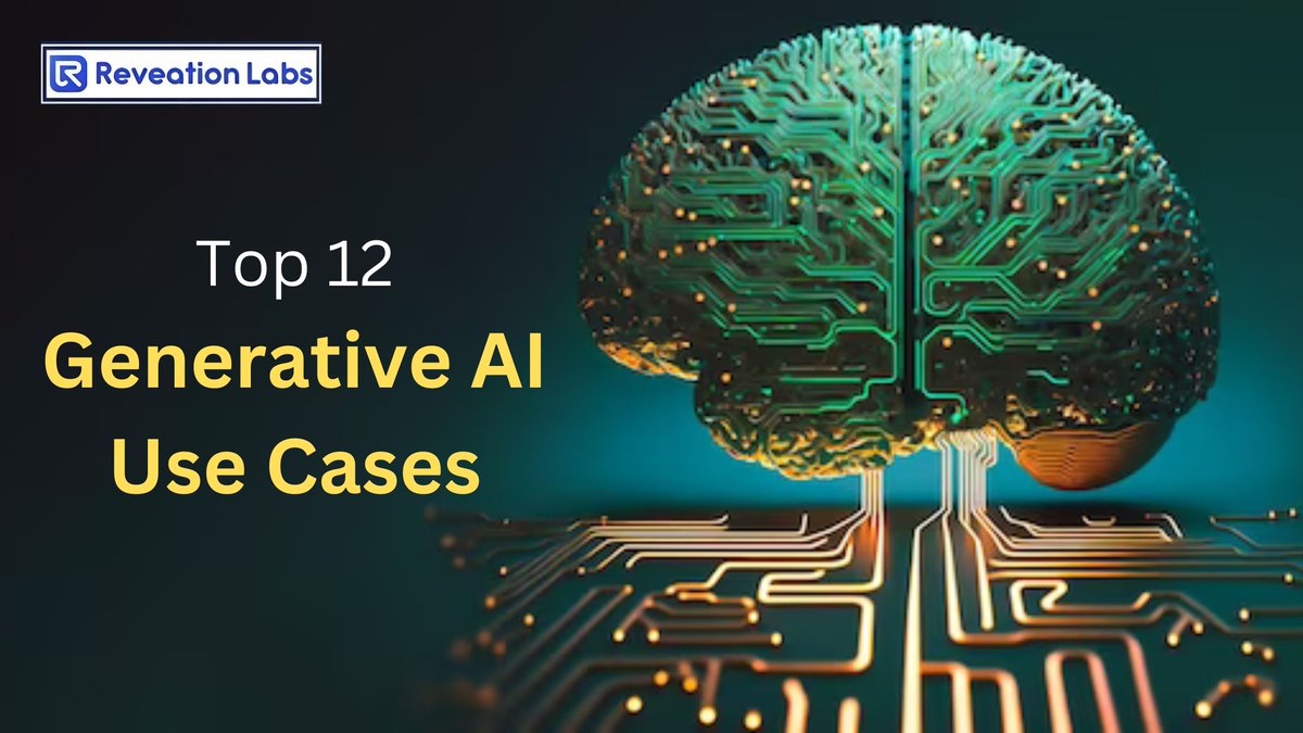 ReveationLabs's tweet image. Top 12 Generative AI Use Cases
reveation.io/blog/generativ…
#ai #generativeai #generativeartificialintelligence #artificialintelligence #aitechnology #chatgpt #gpt #usecases #aiapplications #aichatbot #generativeaitools #aibenefits #aiuses