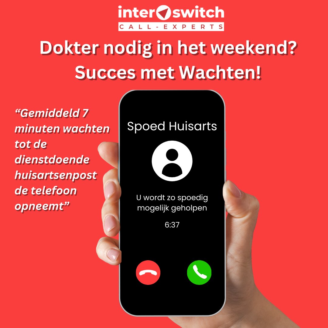 🚑 Spoedhulp nodig in het weekend? Wachttijden bij huisartsenposten kunnen verrassen! Variaties per regio zijn groot - van Oost-Brabant tot Zeeland.

Ontdek meer over jouw regio ➡️ interswitch.nl/onderzoek-bere… #Huisartsenpost #Gezondheidszorg #spoedhulp