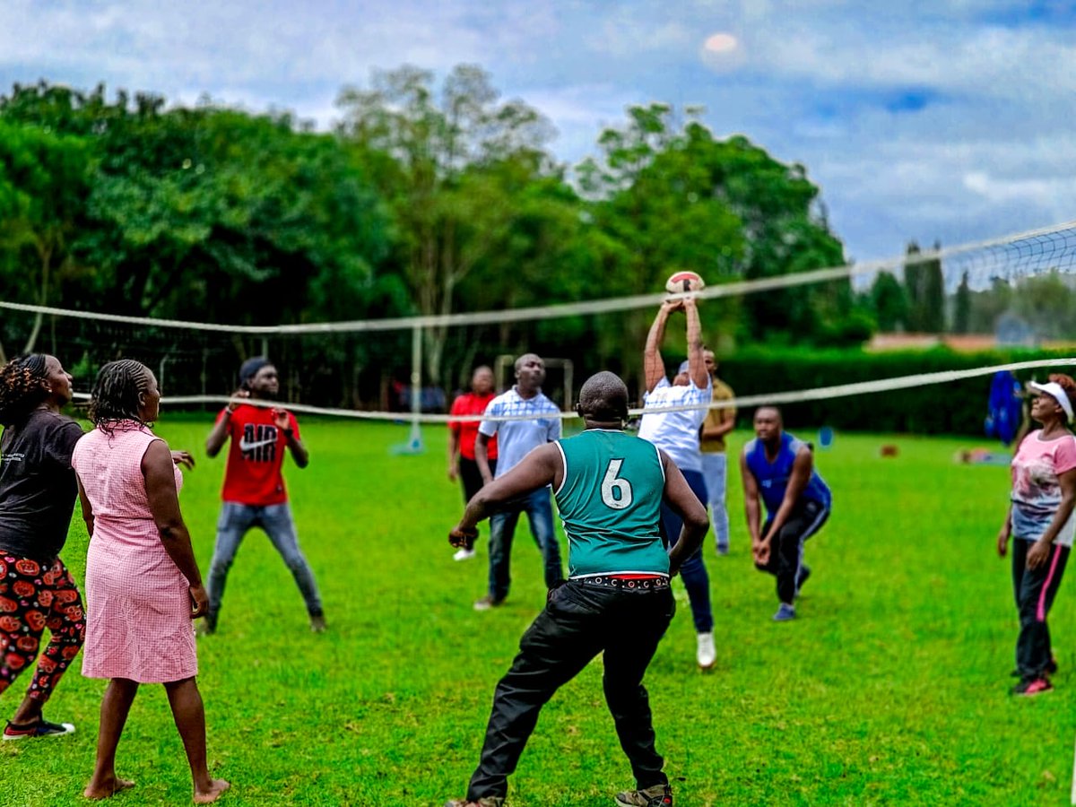 PDOkenya's tweet photo. Expressive therapy, debriefing, volleyball, and other teambuilding activities were provided. https://t.co/PHuCas4Pgu