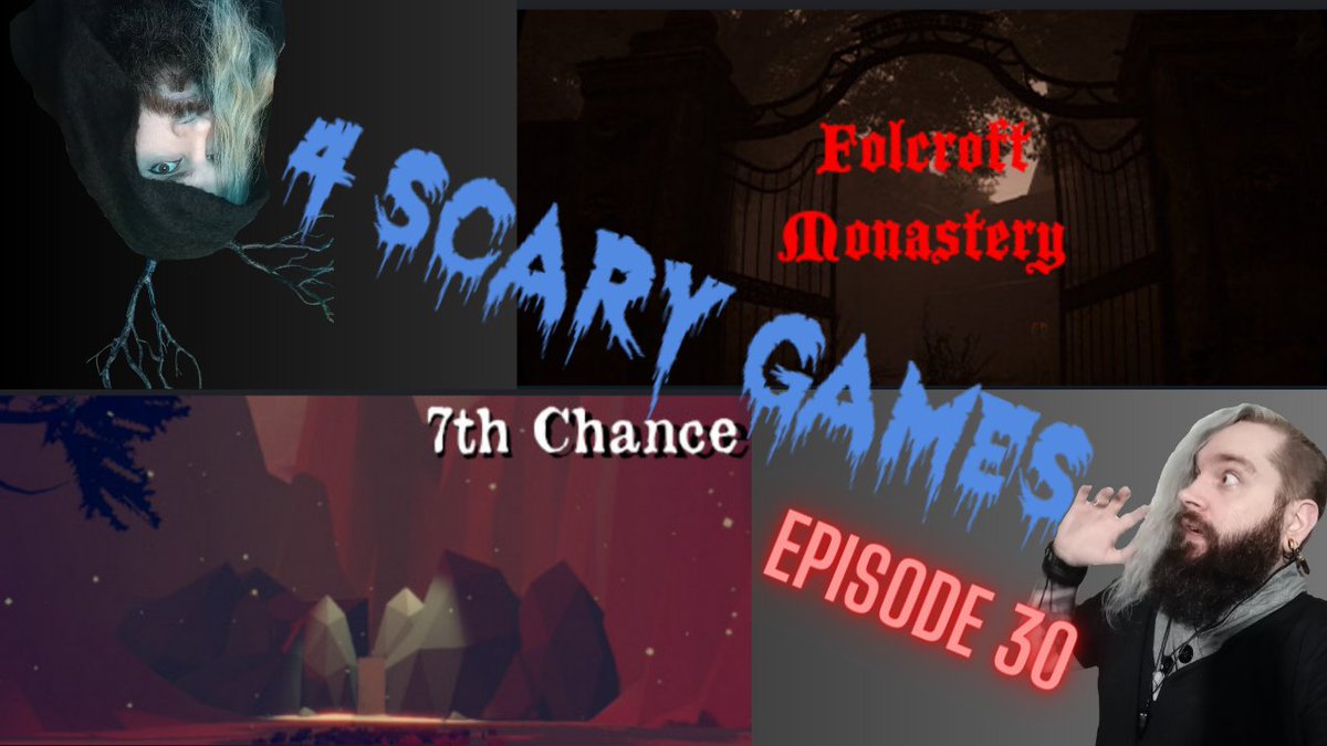 Seb_Volkov's tweet photo. 11/14 Live at 10PM EDT!
4 Scary Games Episode 30 featuring:
#FolcroftMonastery by @BlackKnifeGames
#7thChance by @drewidgames
And however many https://t.co/zCEkUuF4g1 games we can fit in the time slot
https://t.co/o4px6L4Uvb
#voiceactor #voiceacting #gaming #pc #pcgaming https://t.co/Uks9H1uMiQ