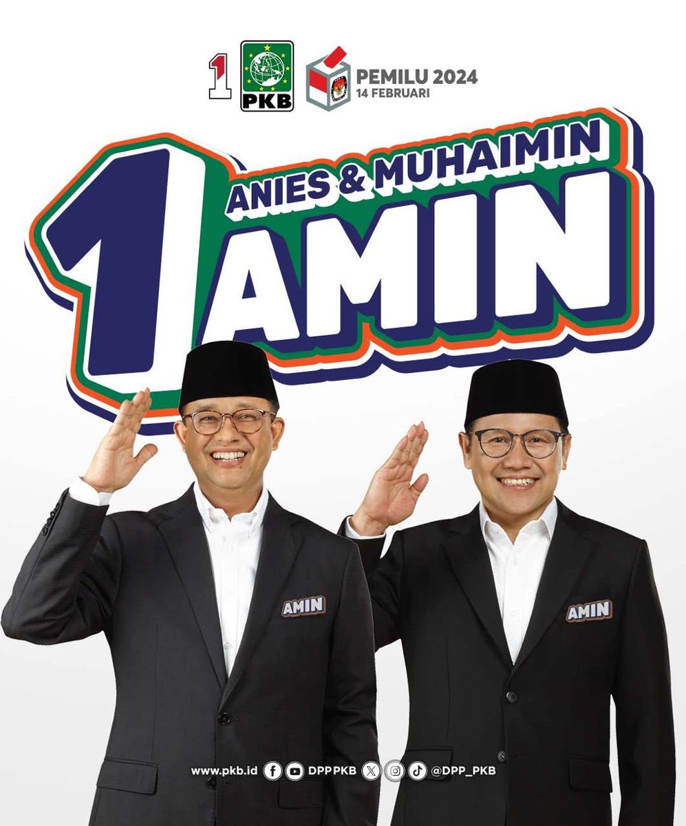 Alhamdulillah, 

AMIN No Satu lurss ☝🏻

#AMINSATUkanIndonesia
#AniesMuhaimin2024