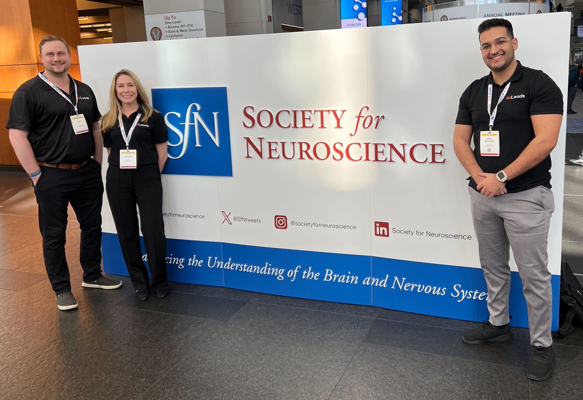 Catch our SciLeaders at #SfN23! #Neuroscience2023
