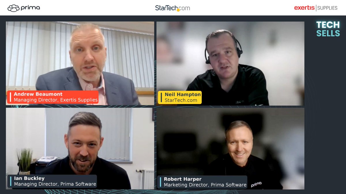 PrimaSoftware's tweet image. 🌟 A huge thank you to everyone who joined our TECH SELLS Webinar today, in collaboration with @STARTECHdotCOM and @ExertisSupplies 

We hope that you found the session beneficial, equipping you with helpful strategies to &apos;make technology sales easy&apos;.

#TECHSELLS #TechnologySales