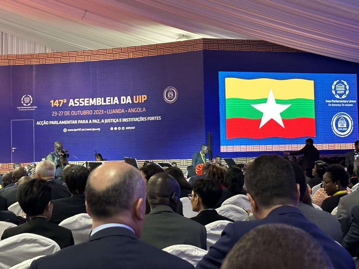 CrphMyanmar's tweet photo. Governing Council called on all IPU Members and observers to press for the respect for #humanrights and democratic principles in #Myanmar at its 212th session during #IPU147. 

👉Find out the lastest decision on Myanmar:
https://t.co/mtQlsb5puu… https://t.co/QKu5TPSEgi