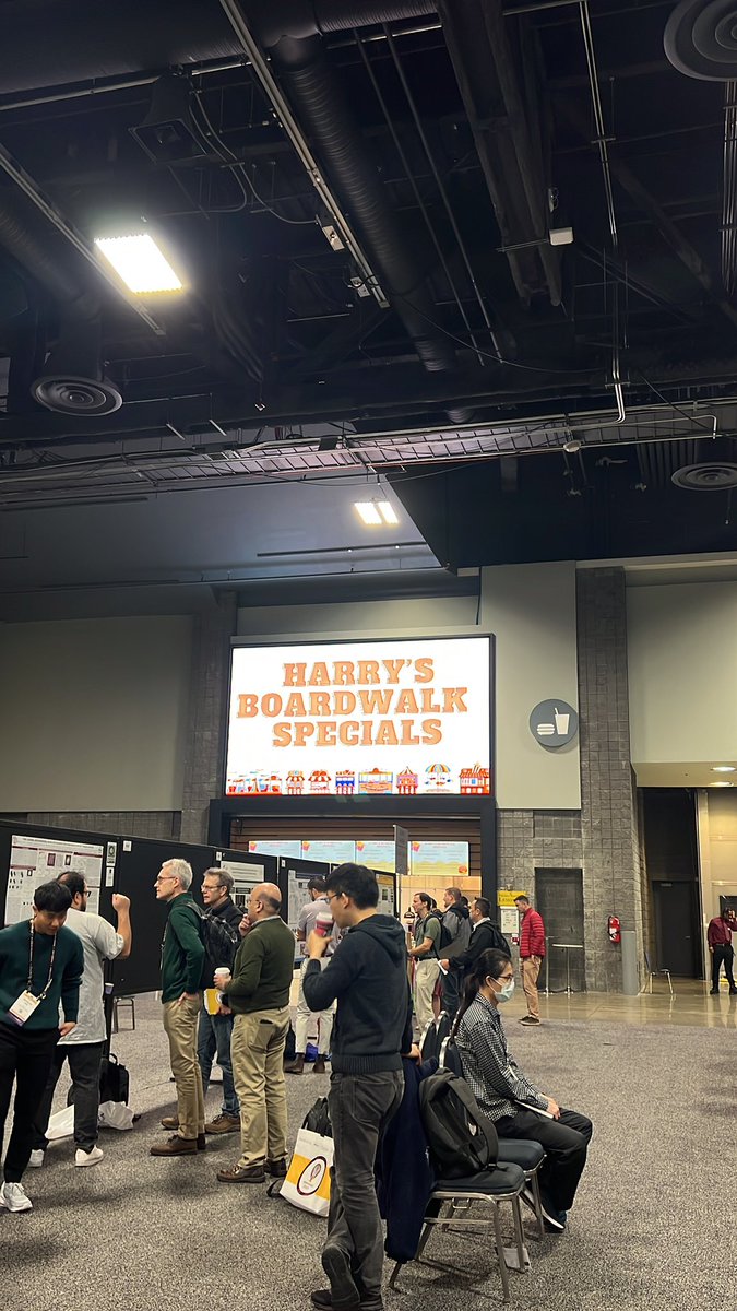 Have a craving for Harry’s Boardwalk Specials at #SfN23?!?

Probably not. 🥴

But still come over that direction and stop by my poster at WW75! 

I’m presenting some new results exploring the precise links between spinal population dynamics and locomotor muscle output!