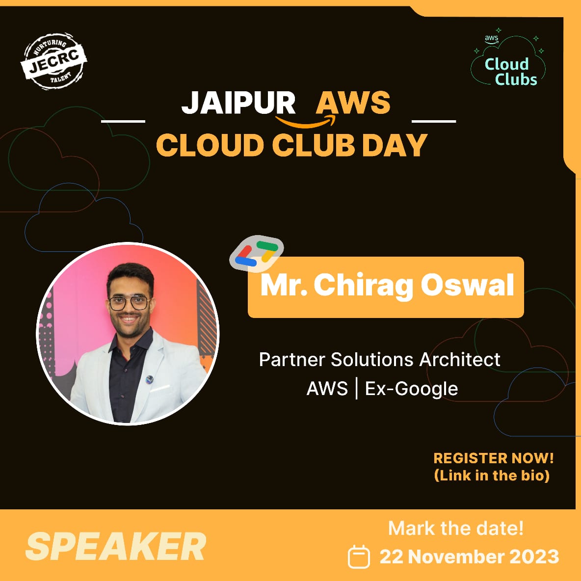 ayushigeorge31's tweet image. Checkout this Meetup with AWS Cloud Club at JECRC College: meetu.ps/e/MBSjk/TdDl1/i

#jaipurawsccday #awscc