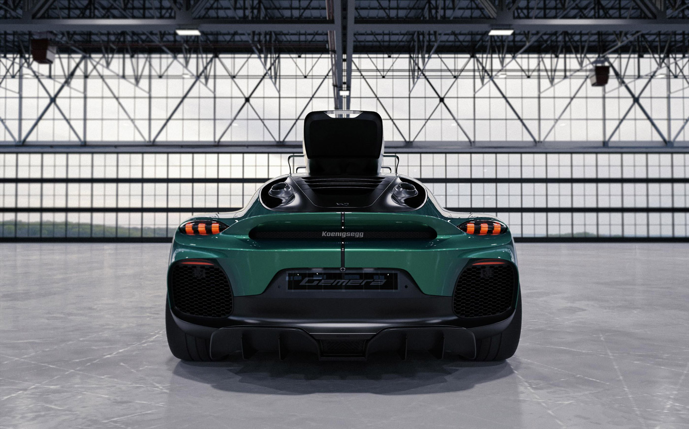 Koenigsegg with roof box deals