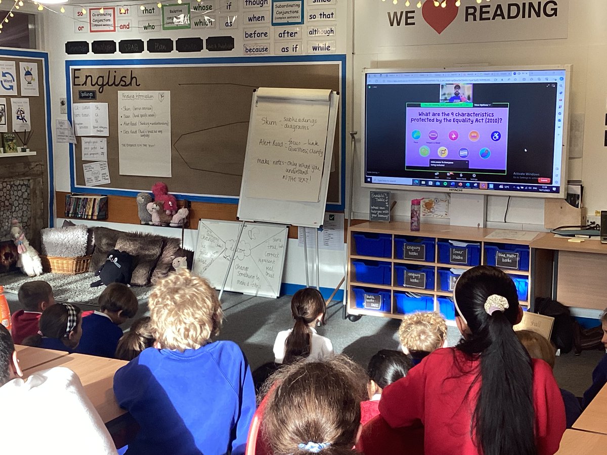 Year 6 have taken part in a live @Picturenews session about #britishvalues and  #protectedcharacteristics
#wearekillisick #eeupd @FlyingHighTrust