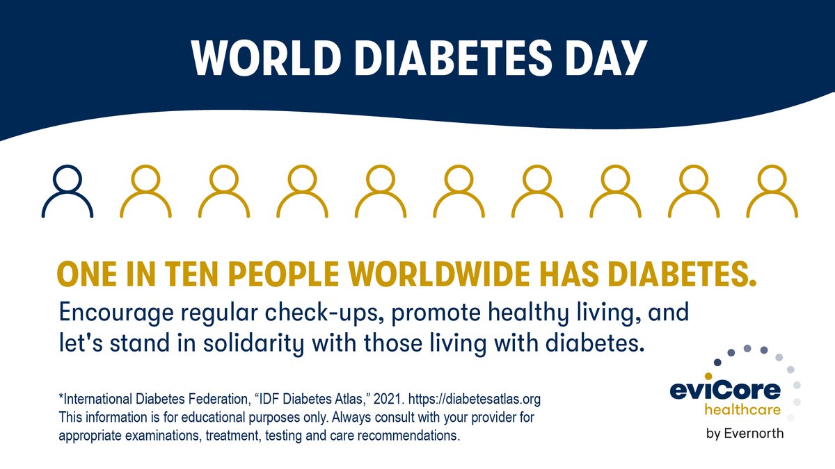 We're committed to supporting diabetes research and advocating for better care and management. Join us in recognizing World Diabetes Day on November 14th! #DiabetesResearch #WorldDiabetesDay bit.ly/476uh6R