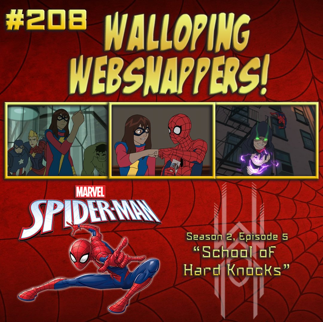 WallopingWebPod's tweet photo. On one hand, #KamalaKhan is the big guest star of this #SpiderMan 2017 episode! On the other hand, this is a distinctly cold and not-fun version of Kamala Khan... which isn't very Kamala Khan-like 😢
Out now on all podcast apps!
https://t.co/ZLMaaXjJy5
#MSM2017 #TheMarvels https://t.co/GIDSR4EcQW