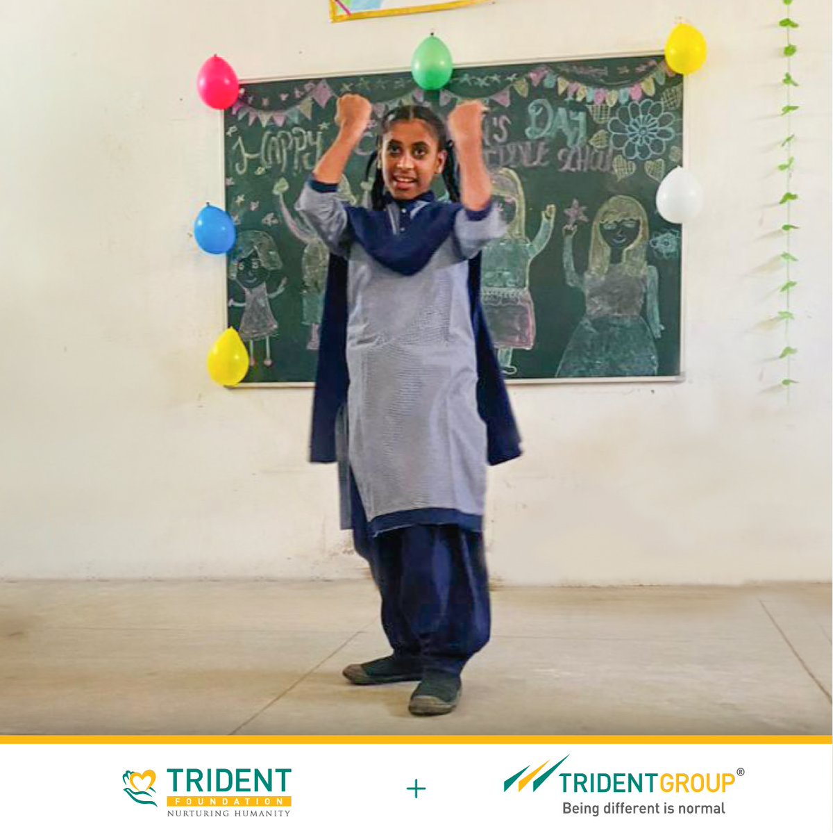 TridentCares's tweet photo. Wishing a Happy Children's Day! We celebrated with the bright minds of Govt Middle School Dhaula, sharing joy and smiles. Take a peek into the heartwarming moments we spent with our future leaders✨
#ChildrensDay #TridentFoundation #TridentGroup #TridentCares #children #school https://t.co/yno8jQto6t