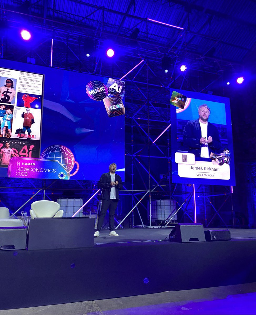 human_protocol's tweet image. James Kirkham, CEO &amp;amp; Founder, ICONIC @spoonybear on the future of fans and their communities
