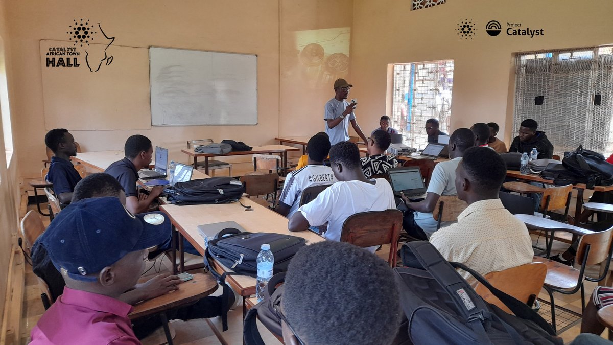 africa_townhall's tweet image. Empowering the future! 🌍✨ Over the weekend, we brought Cardano to the grassroots, enlightening students about the revolutionary technology behind the chain. Knowledge is the key to unlocking a blockchain-powered future! 🚀📚 #CardanoEducation #BlockchainForChange