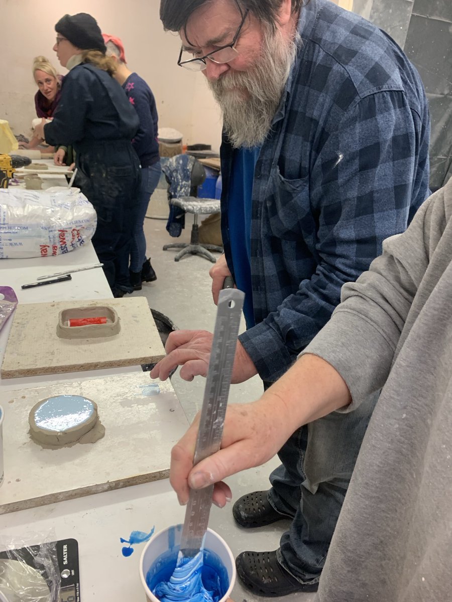 SLRHeartlands's tweet image. Getting stuck in with making silicone molds at ⁦@lsc_visual⁩ on our 3D resin printing, mold making and metal casting workshop. #irishdesignweek