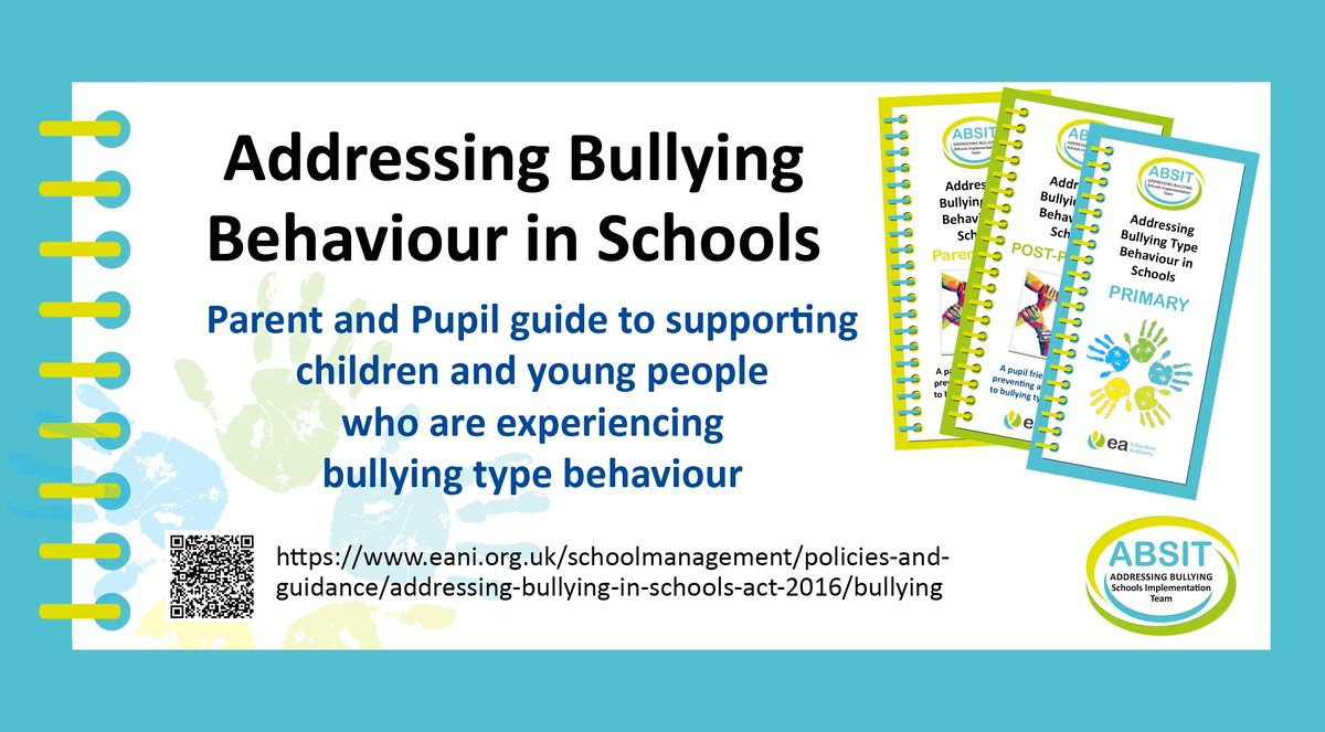 Today EA has launched the Addressing Bullying Behaviour page on our website to support children, young people, parents, carers and schools. For guidance and resources to address bullying-type behaviour during Anti Bullying Week 2023 and beyond go to ow.ly/UsFz50Q7p5Z
