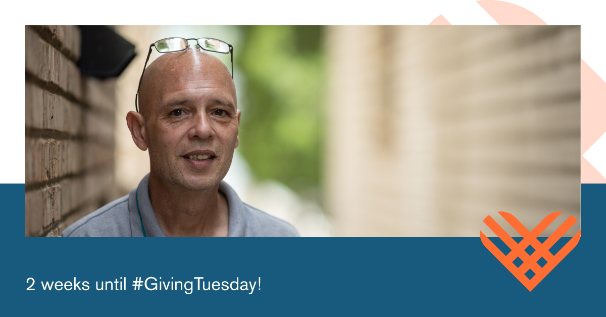 Luis was able to avoid eviction when he connected with our Homelessness Prevention program and received financial assistance.

On #GivingTuesday, donate and help prevent neighbors like Luis from experiencing homelessness.

2 weeks until #GivingTuesday!