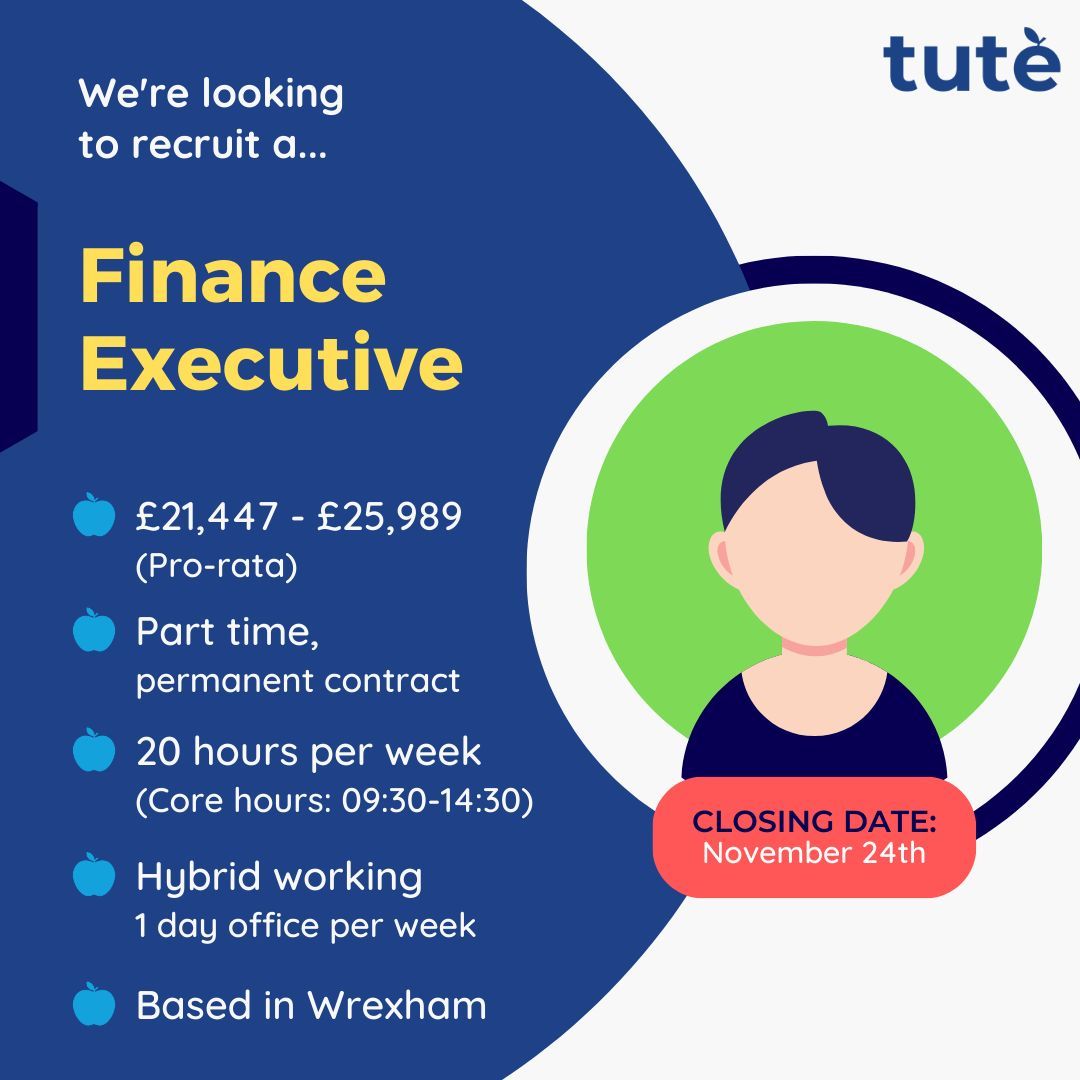 #HIRING: We're looking for a Finance Executive to join our fantastic team. 🤩 The Finance Executive will ensure financial stability through accurate record reconciliation, credit control, and precise report preparation. 📈💼 Apply / Learn more 👉 tute.com/job-positions/…