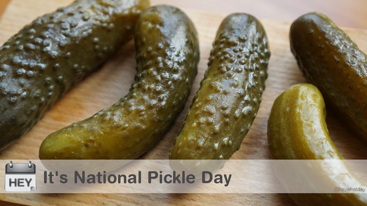 It's National Pickle Day! 
#PickleDay #NationalPickleDay #PickleAppreciationDay