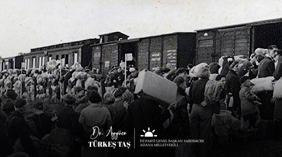 ayyuceturkestas's tweet image. #AhıskaTürkleri’nin evlerinden, yurtlarından sürgün edilişinin 79. Yıl dönümü.

İnsanlık dışı uygulanan bu sürgünde hayatını kaybeden Ahıska Türk’ü kardeşlerimize Yüce Allah’tan rahmet diliyorum.