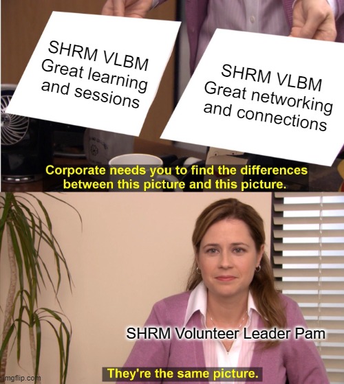 JeffPally's tweet photo. Why attend the @SHRM Volunteer Leaders' Business Meeting?
#SHRMVLBM #SHRM75 #DriveChange #VolunteerLeaders #TheOffice https://t.co/0IYQPZsY8r