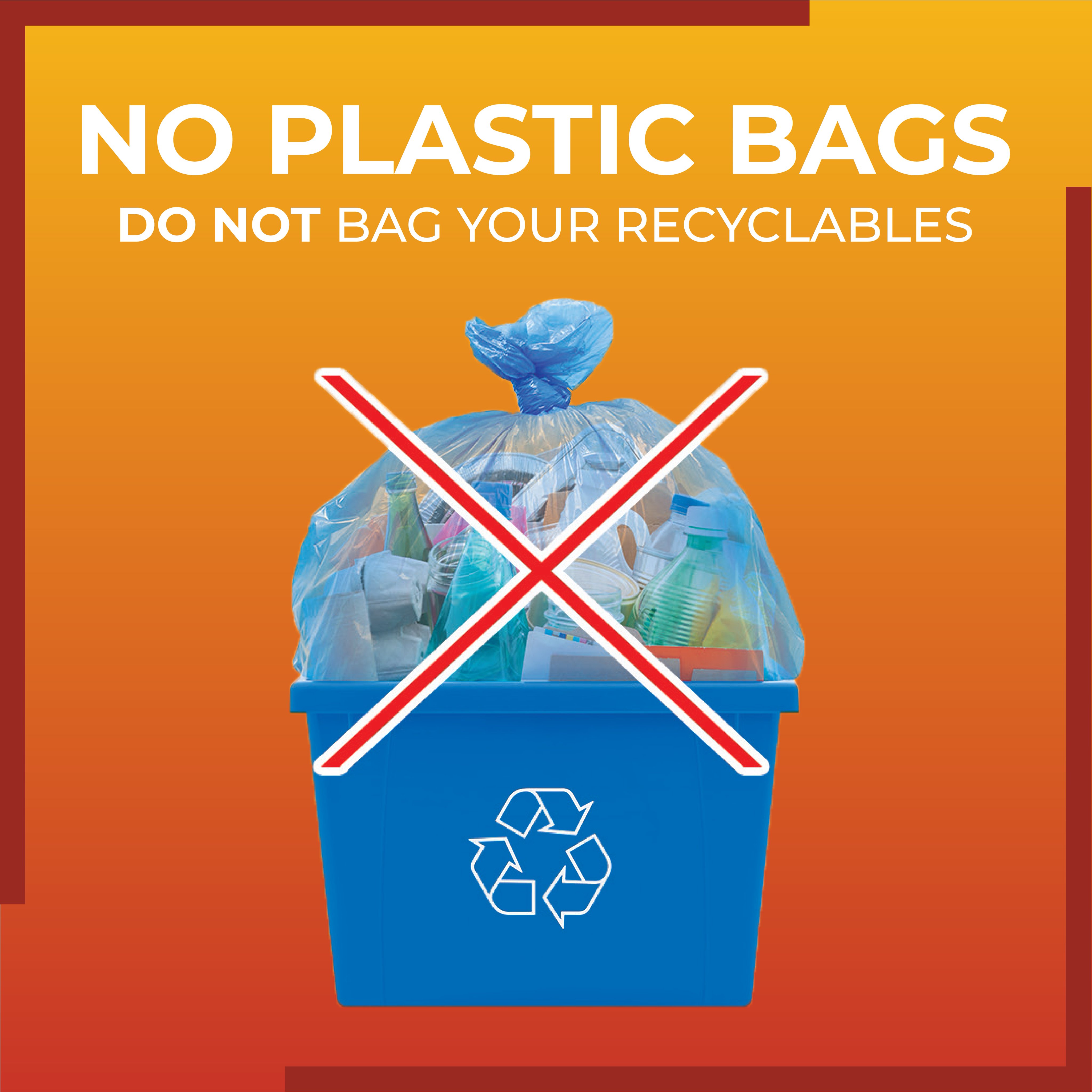 Bagging recyclables sale