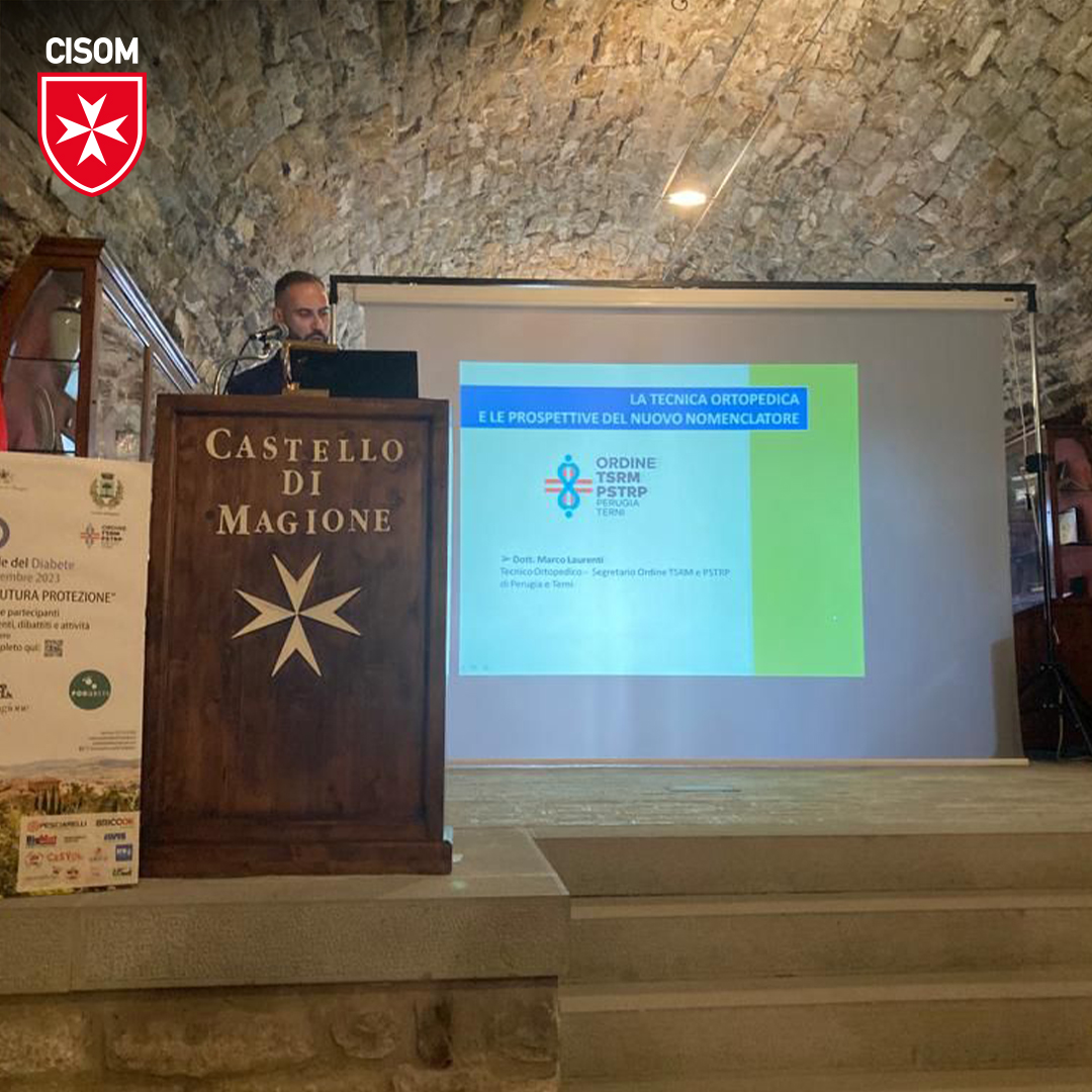 CIS0M's tweet image. 🩺 In occasione della #GiornataMondialedelDiabete, nei giorni scorsi, il #CISOM ha avuto il piacere di partecipare a un grande evento organizzato dall&apos;Associazione Piede Diabetico Umbria nella splendida cornice del #CastellodiMagione dell’@ordinedimalta.