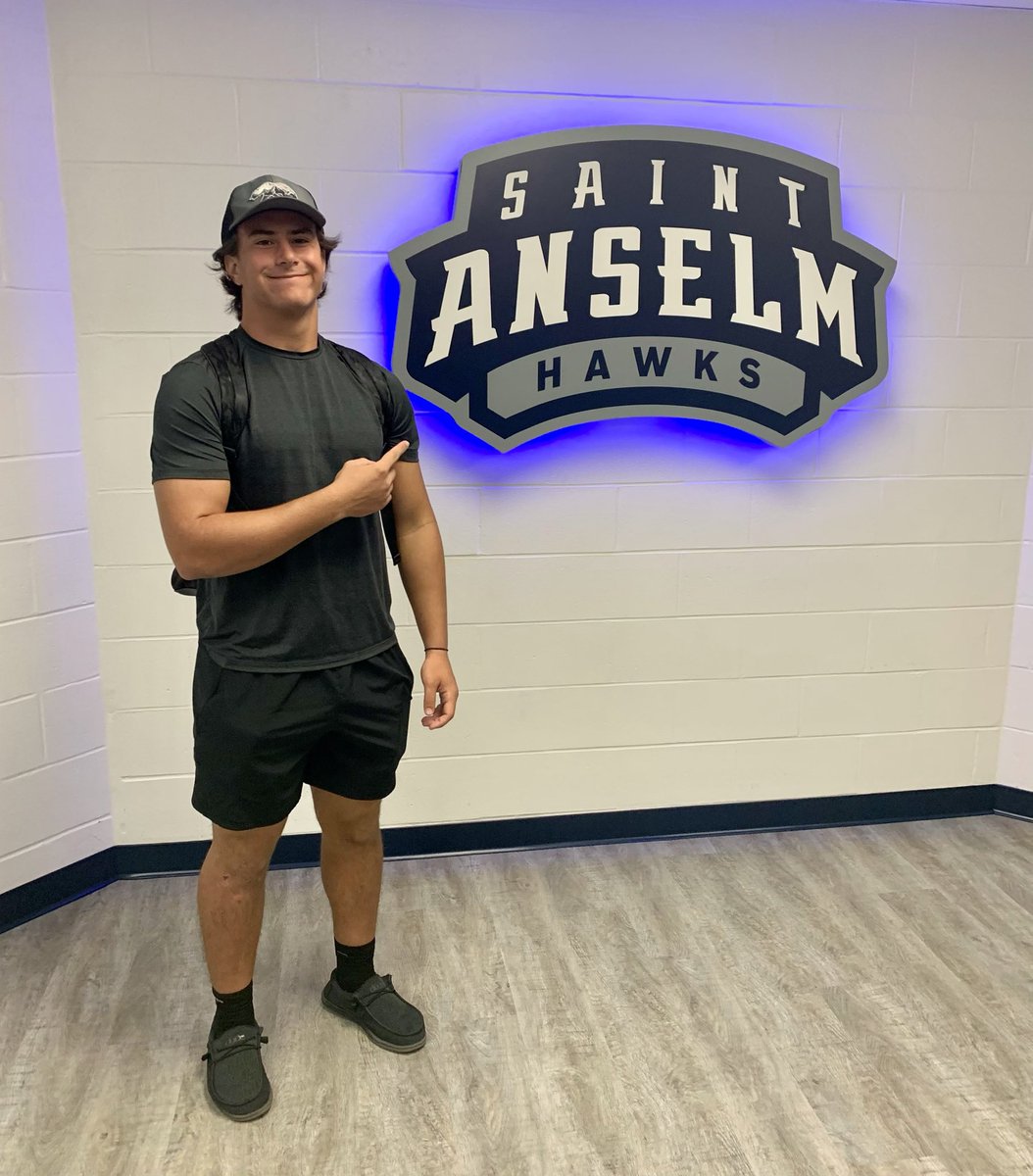 Brendan Sposato (@sposatobrendan) on Twitter photo After a great conversation with <a href="/CoachJoeAdam/">𝐉𝐨𝐞 𝐀𝐝𝐚𝐦 𝐇𝐁𝐂</a> I’m extremely excited to announce that I have earned my first ever OFFICIAL collegiate offer to play football at <a href="/STAHawksFB/">Saint Anselm Football 🏈 #BCM</a> None of this would have been possible without my family, coaches, teammates, and above all God!!!
#AGTG #BCM After a great conversation with <a href="/CoachJoeAdam/">𝐉𝐨𝐞 𝐀𝐝𝐚𝐦 𝐇𝐁𝐂</a> I’m extremely excited to announce that I have earned my first ever OFFICIAL collegiate offer to play football at <a href="/STAHawksFB/">Saint Anselm Football 🏈 #BCM</a> None of this would have been possible without my family, coaches, teammates, and above all God!!!
#AGTG #BCM