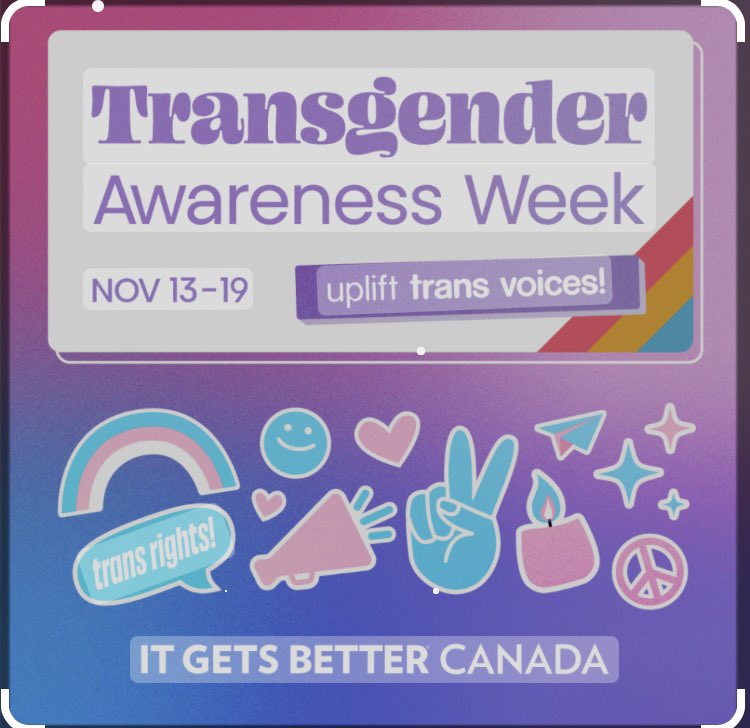 Transgender awareness week is a time dedicated to raising away about the transgender community, their experiences and advocating for inclusivity and acceptance. OPSEU local 273 is dedicated to fostering understanding, inclusivity and support for the transgender community.